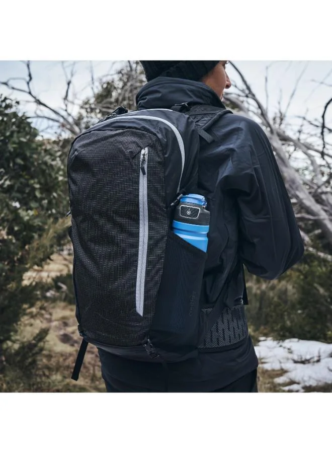 كونتيجو Contigo Plain Stainless Steel Water Bottle with Snap Spout and Leak Resistant Design - 720 ml