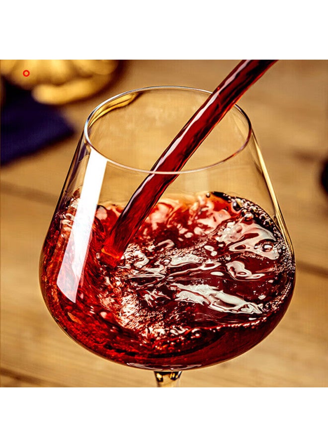 Fankaqi Luxury Crystal Wine Glass Set With Decanter High Stem Red Wine Gl Gift For Housewarming Birthday Holiday - Image 2