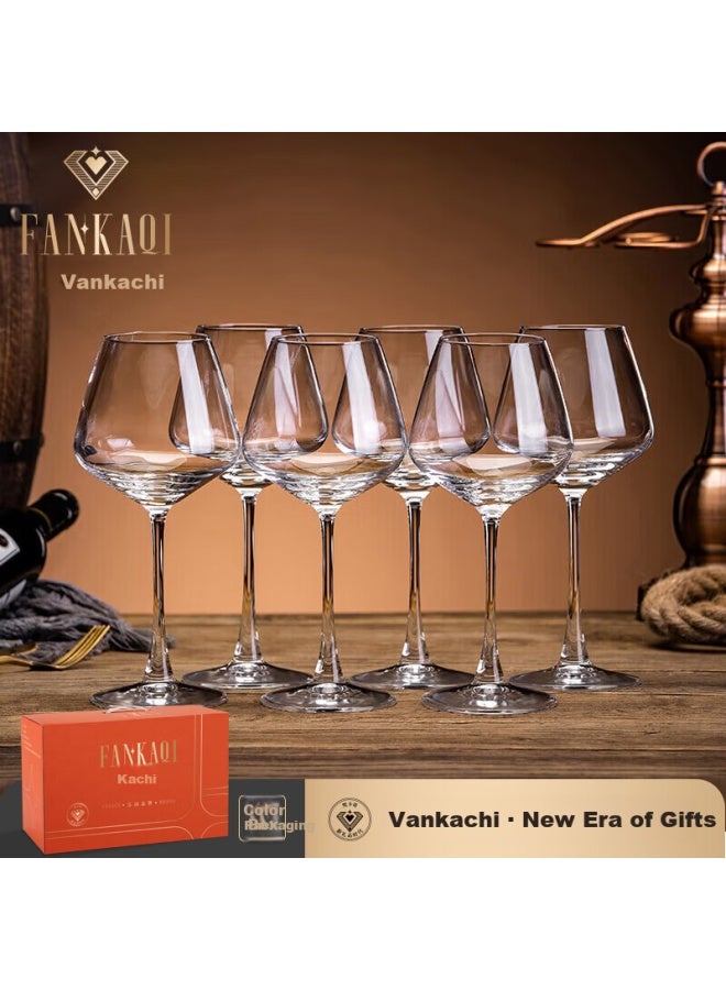 Fankaqi Luxury Crystal Wine Glass Set With Decanter High Stem Red Wine Gl Gift For Housewarming Birthday Holiday - Image 1