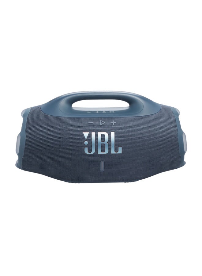 JBL Boombox 4 Portable Speaker, AI Sound Boost, JBL Pro Sound with Deep Bass, Up to 34 Hours Playtime, IP68 Waterproof & Dustproof, Bluetooth 5.4, Auracast Multi-Speaker Connectivity, USB-C Audio Playback, Blue -JBLBOOMBOX4BLUUK JBLBOOMBOX4BLUUK blue - Image 2