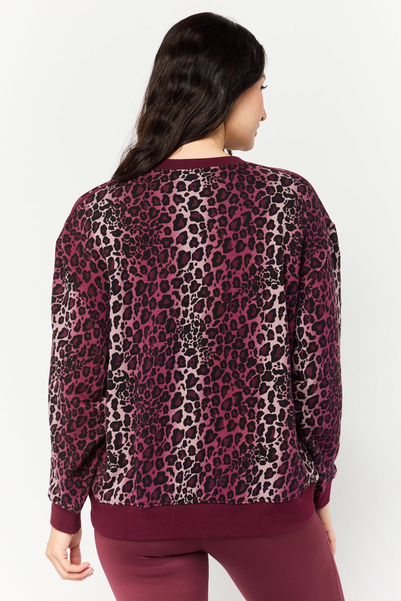 adidas Originals Women Sportswear Fit Long Sleeves Outdoor Sweatshirt, Multicolor  - Image 4