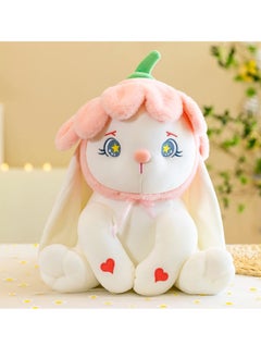 Plush Bunny Stuffed Animal Weighted Soft Bunnies Toy Plushie  Rabbit Doll Gifts for Kids Girls Adults Little Gift 26cm