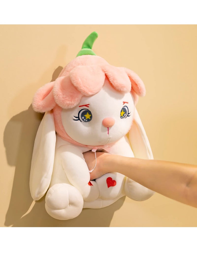 Generic - Plush Bunny Stuffed Animal Weighted Soft Bunnies Toy Plushie  Rabbit Doll Gifts for Kids Girls Adults Little Gift 26cm - Image 1