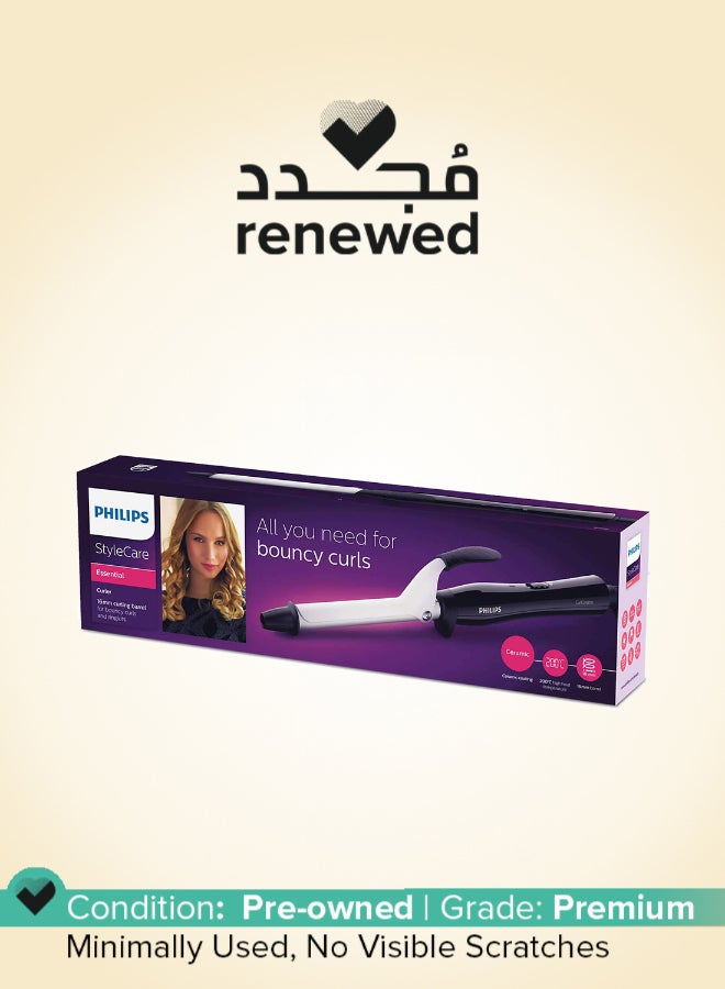 فيليبس Renewed - StyleCare BHB862/03 Curling Iron for Bouncy Curls Black and White - Image 1