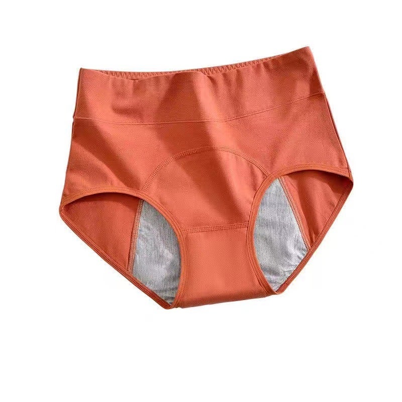 New High-Waist Cotton Ladies Leak-Proof Briefs Black  - Image 2