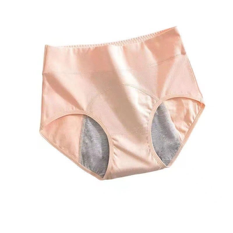 New High-Waist Cotton Ladies Leak-Proof Briefs Black  - Image 5