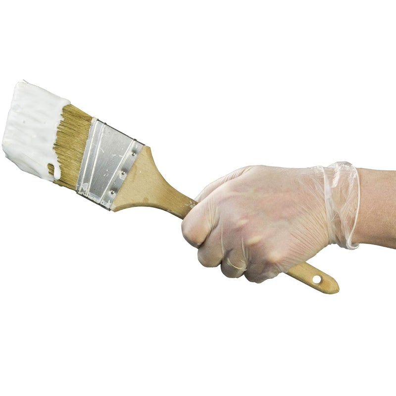 X3 Clear Vinyl Industrial Gloves - Box of 100, 3 Mil, Size Small, Latex Free, Powder Free, Disposable, Food Safe - Image 4
