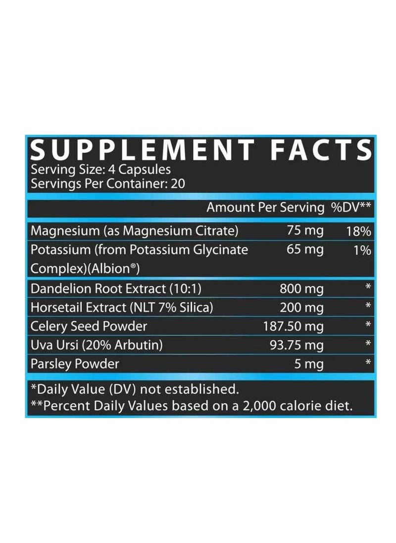 Nutrex Research Lipo 6 Diuretic Natural Water Bloat Reducer 80 Caps  - Image 3
