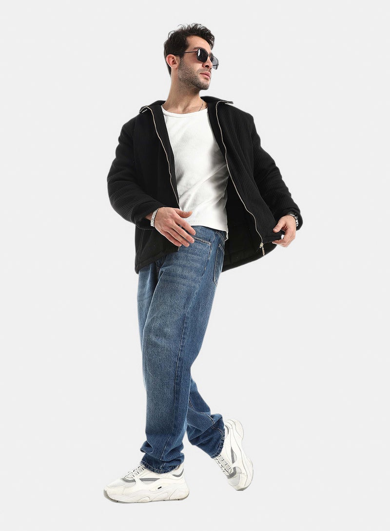 Red Circle Istanbul Lycra Jacket With Zipper - Image 5