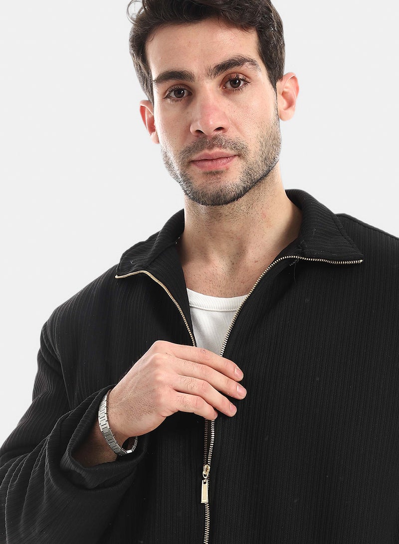 Red Circle Istanbul Lycra Jacket With Zipper - Image 4