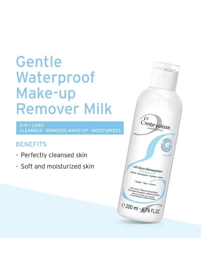 Embryolisse Gentle Waterproof Makeup Remover Milk | Cleanses Remover Make Up & Moisturizes Skin | Suitable For All Skin Types 6.76 Fl. Oz.  - Image 3