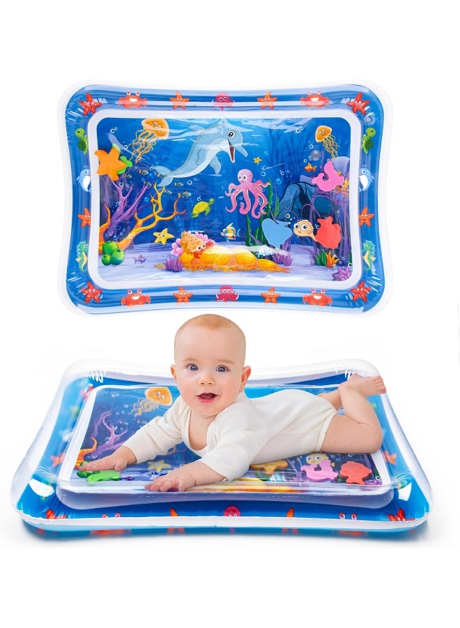 Yeeeasy Inflatable Tummy Time Water Play Mat for Infants and Toddlers 3 to 12 Months - Image 1