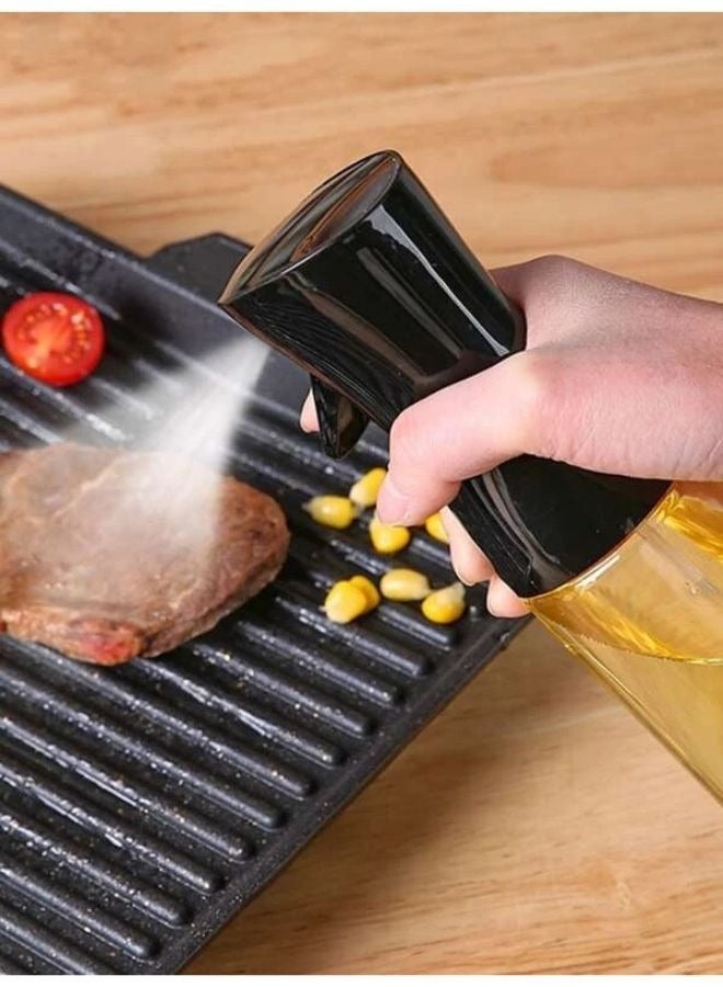 4-piece set, 2 pieces of silicone air fryer trays and 2 pieces of 200ml multi-purpose glass spray bottles - Image 5
