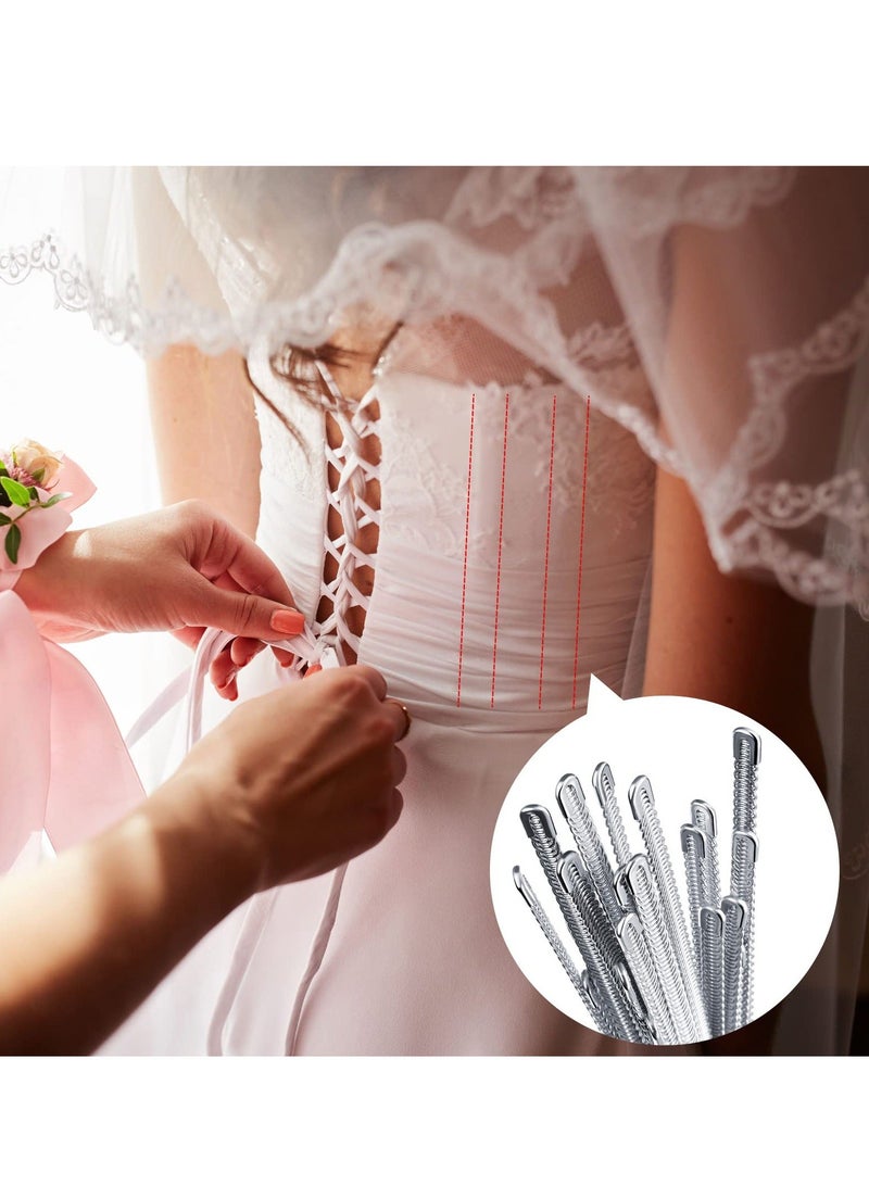Y&D Spiral Steel Metal Boning 24 Pieces 13.7 Inch Corset Boning Precut with Tips Structure and Form for Corsets Costumes Making Supplies - Image 5