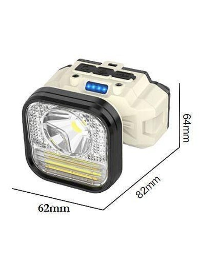 ال سي كشاف رأس LED قابل للشحن | إضاءة قوية | شحن USB | DLC-32936 - Image 2