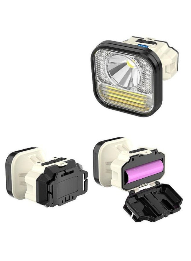 ال سي كشاف رأس LED قابل للشحن | إضاءة قوية | شحن USB | DLC-32936 - Image 1