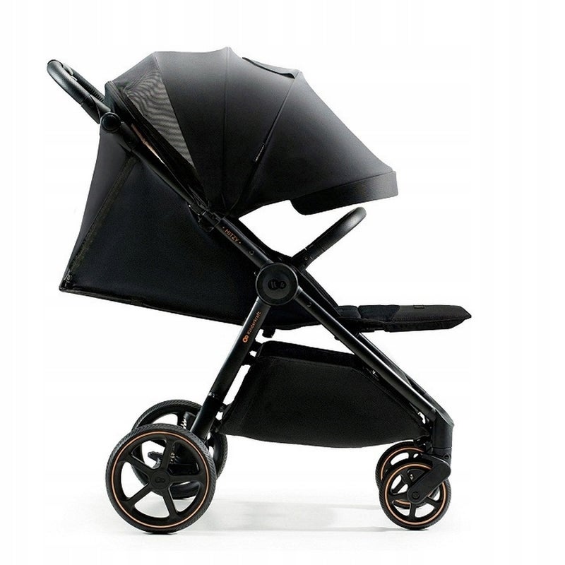 Kinderkraft - Mitzy Aluminum Flat-fold Stroller - Black - 24370 - Image 3