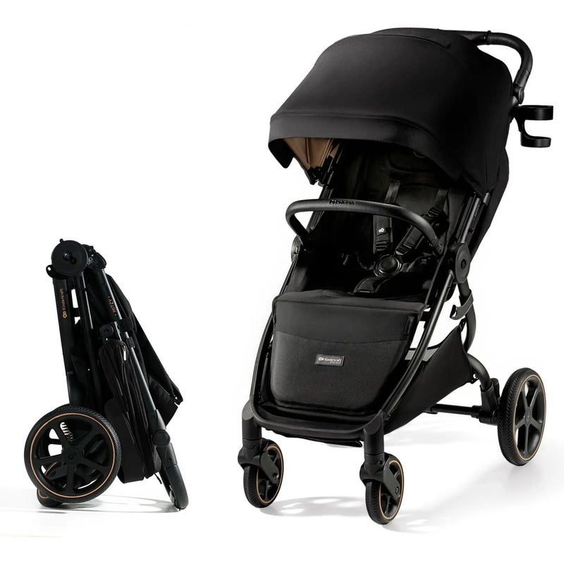 Kinderkraft - Mitzy Aluminum Flat-fold Stroller - Black - 24370 - Image 1