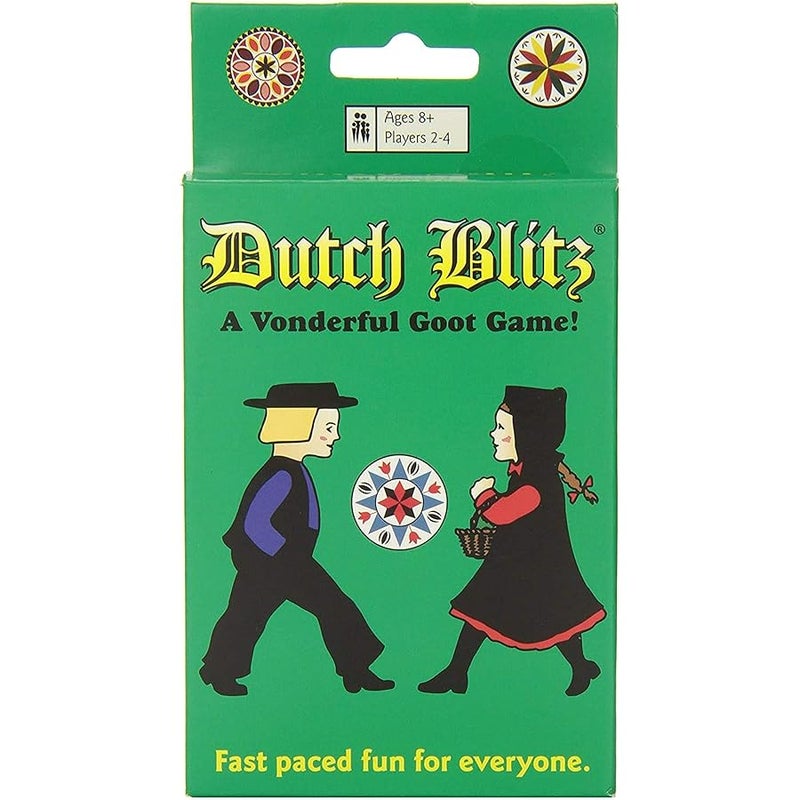 Dutch Blitz : The Original Fast Paced Card Game, Contains 160 Cards, Quick and Easy to Learn, Great Family Game, Fun for Everyone, For 2 to 4 Players, For Ages 8 and Up - Image 1