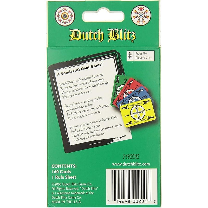 Dutch Blitz : The Original Fast Paced Card Game, Contains 160 Cards, Quick and Easy to Learn, Great Family Game, Fun for Everyone, For 2 to 4 Players, For Ages 8 and Up - Image 3
