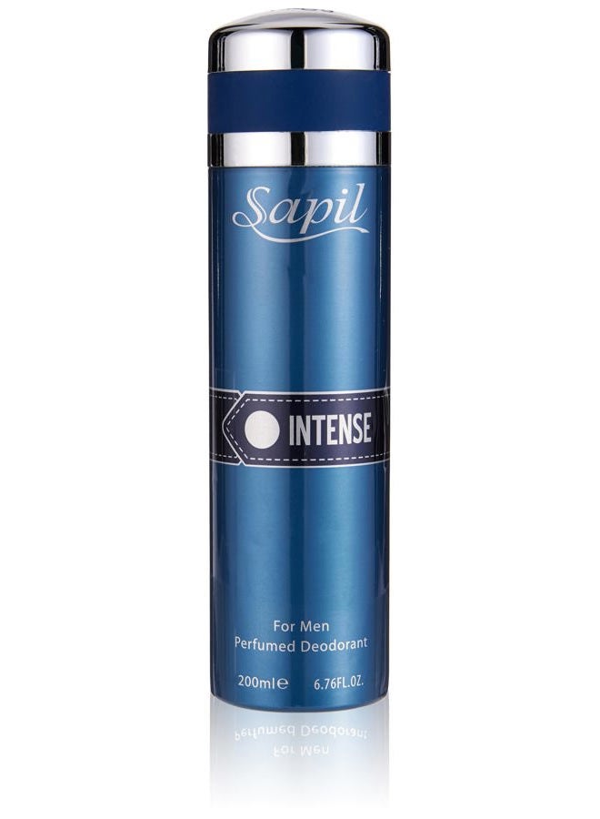 sapil إنتنس - بخاخ مزيل العرق للرجال - مزيل عرق معطر لحماية طويلة الأمد من الروائح - بخاخ مزيل عرق بالليمون والزنجبيل والخزامى - يحافظ عليك منتعشًا وخاليًا من الروائح طوال اليوم - 6.76 أونصة - Image 1