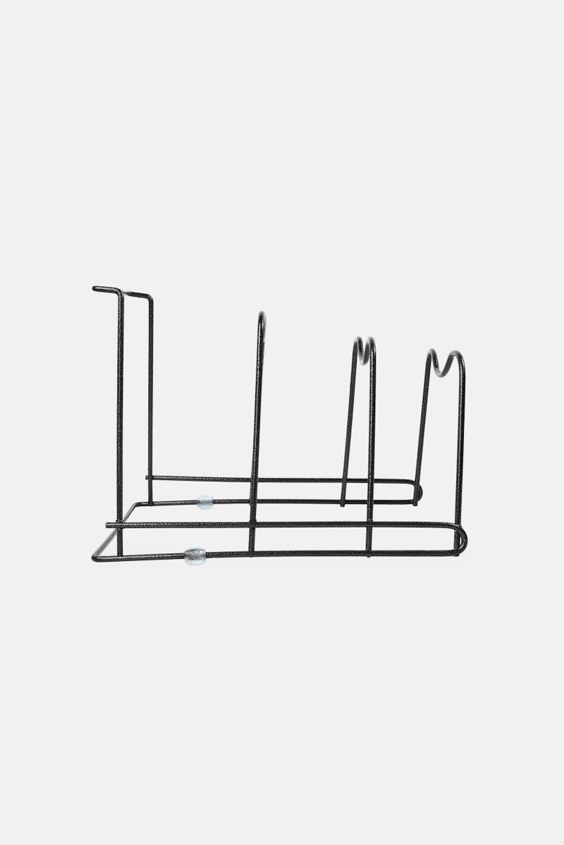 Bombay 2-In-1 Kitchen Organizing Rack, Black - Image 3