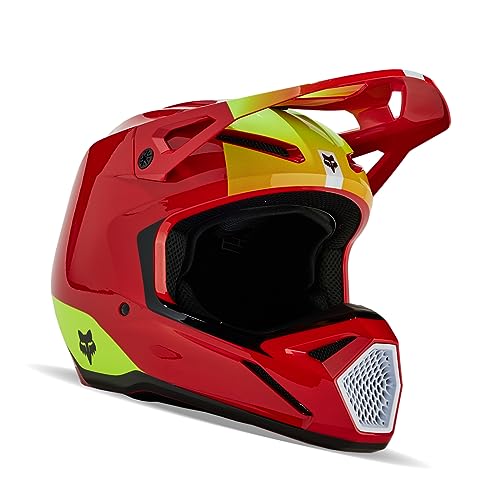 Fox Racing V1 Motocross Helmet, Ballast FLO RED, XX-Large - Image 1