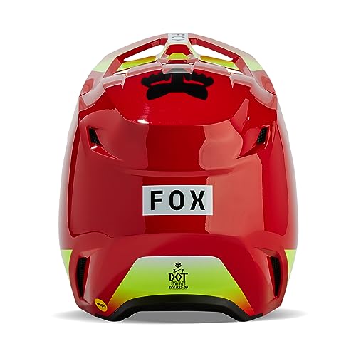 Fox Racing V1 Motocross Helmet, Ballast FLO RED, XX-Large - Image 3