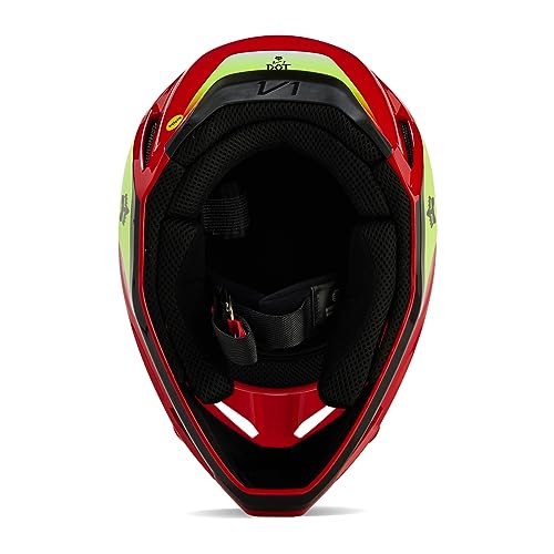 Fox Racing V1 Motocross Helmet, Ballast FLO RED, XX-Large - Image 5