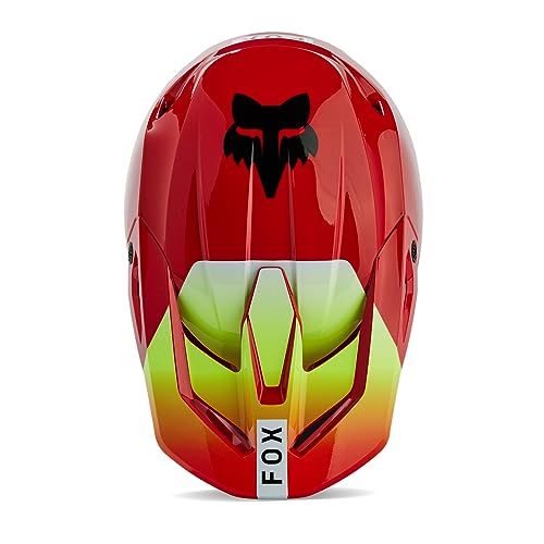Fox Racing V1 Motocross Helmet, Ballast FLO RED, XX-Large - Image 4