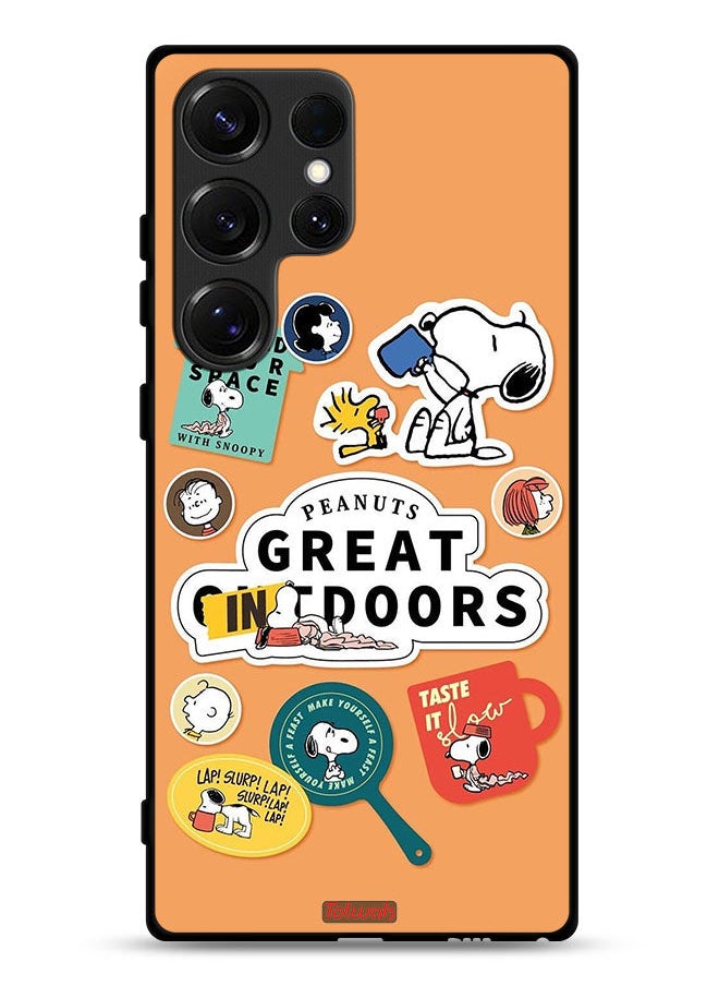 Tolwak - Samsung Galaxy S25 Ultra Protective Case Cover Peanuts Stickers - Image 1