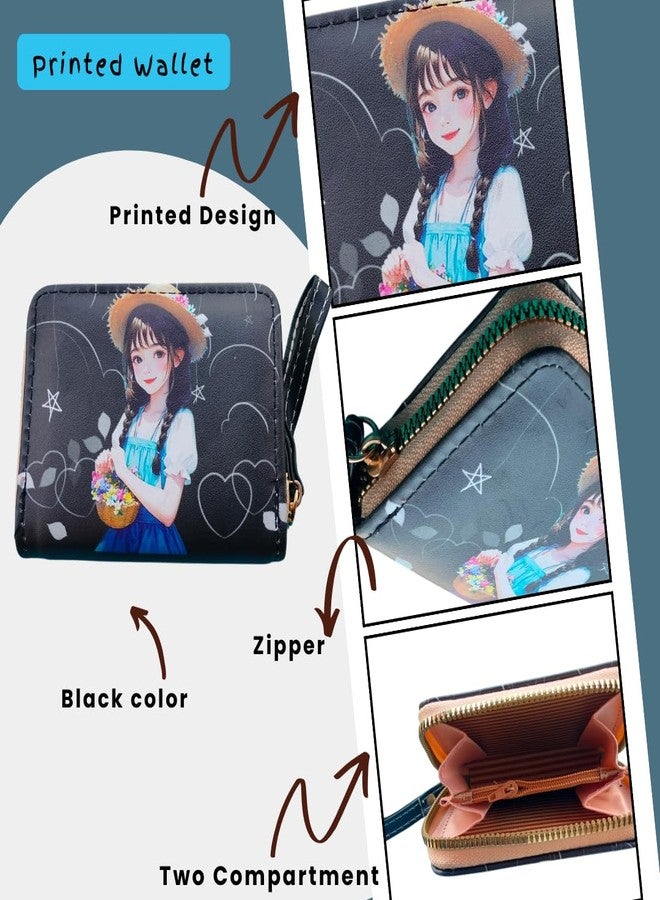 Printed Wallet and Money Purse for Girls - Image 5
