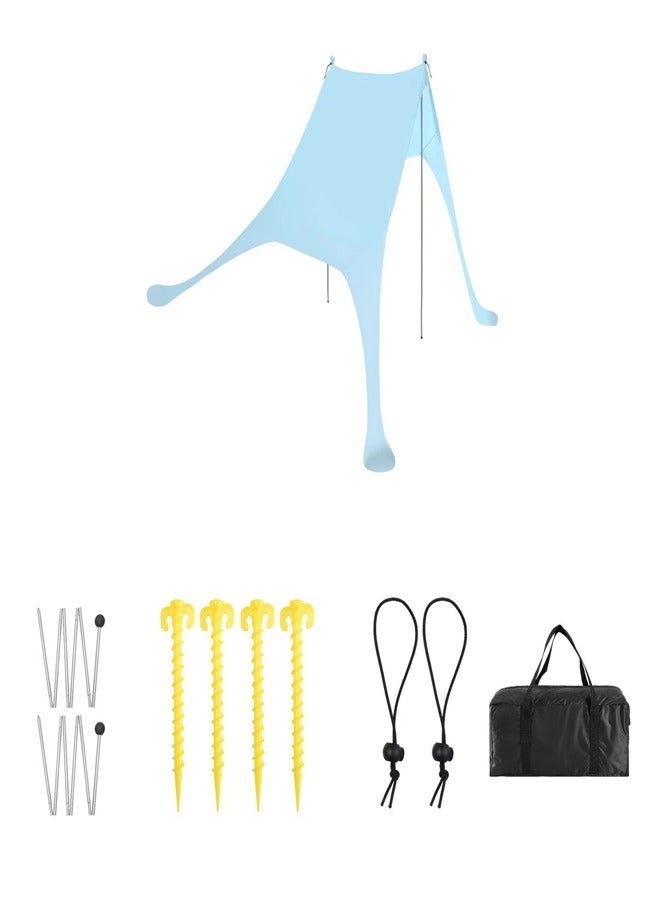 fashionhome Outdoor Portable Lightweight UV Protection Canopy Beach Tent - Image 4