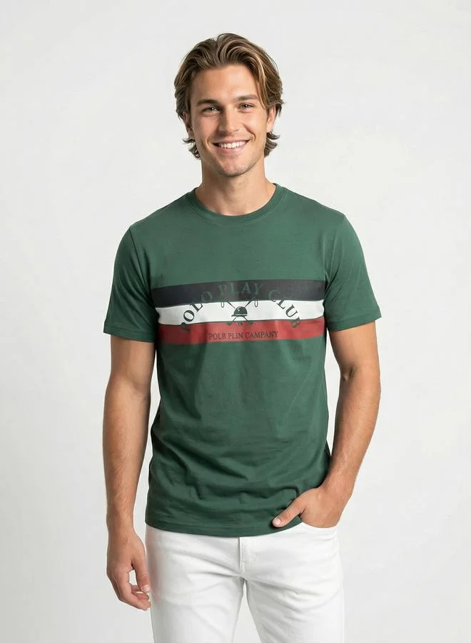 Polo Play Men Graphic Logo Short Sleeve T-Shirt