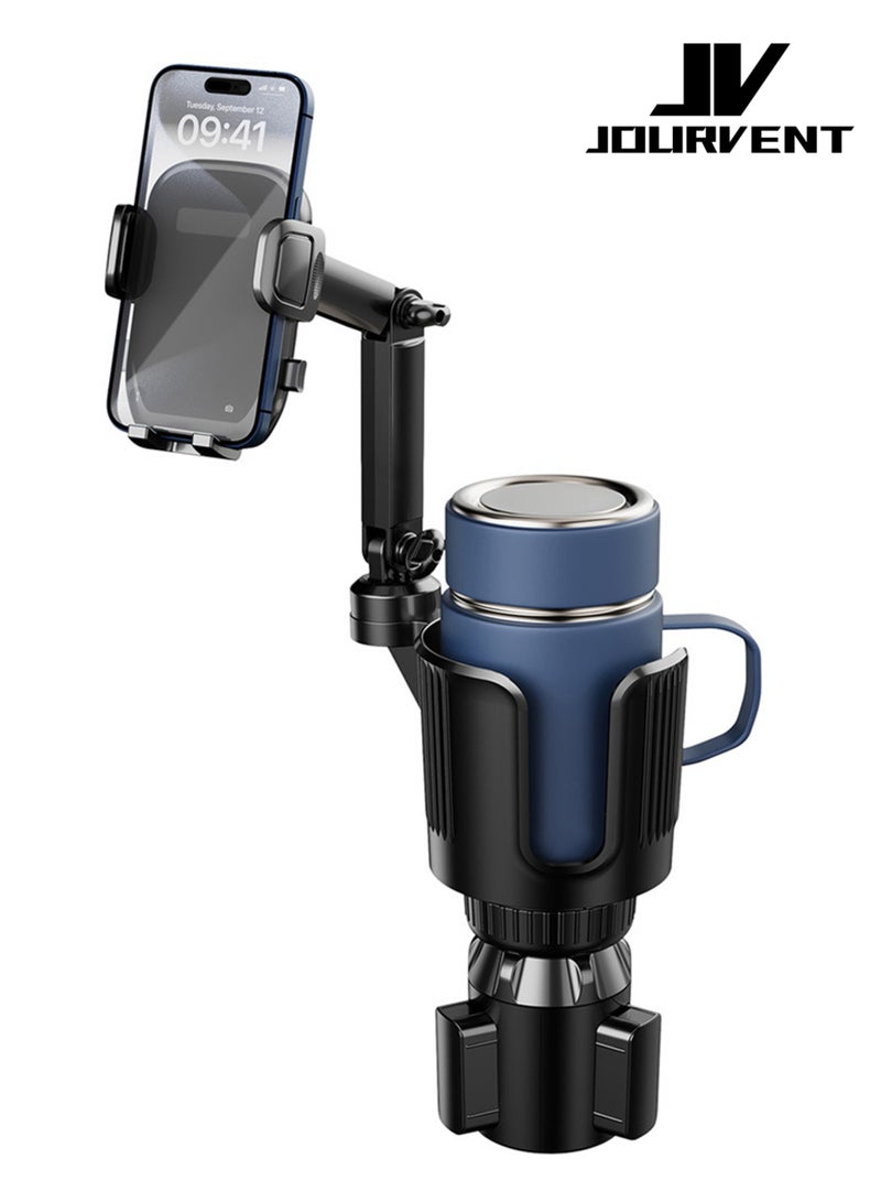 جورفنت حامل أكواب للهاتف للسيارة، قاعدة حامل أكواب قابلة للتعديل، متوافق مع معظم السيارات والهواتف الذكية - Image 1