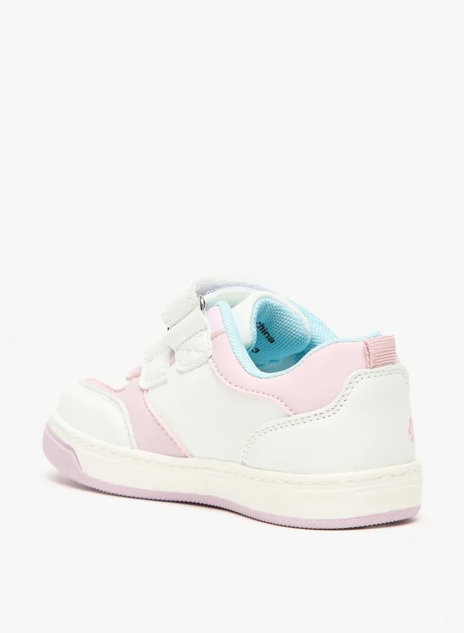 ديزني Stitch Print Colourblock Sneakers with Hook and Loop Closure