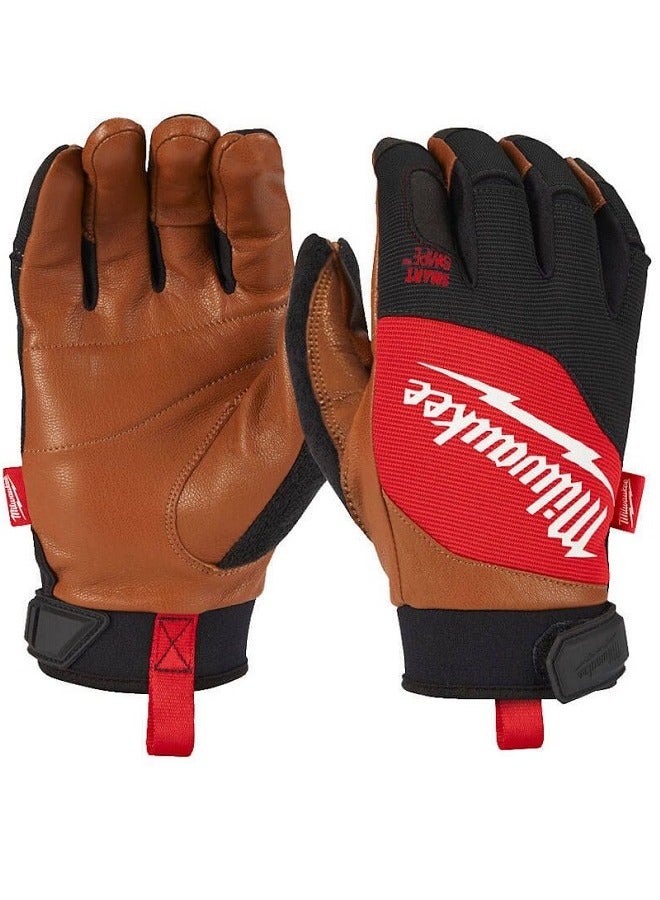 ميلواكي Milwaukee Size 9 (L) Hybrid Leather Gloves - Image 1