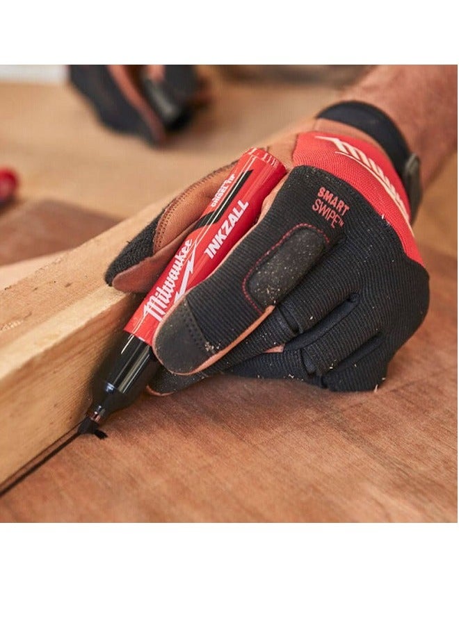 ميلواكي Milwaukee Size 9 (L) Hybrid Leather Gloves - Image 5