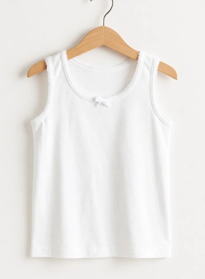 victor and jane Pack of 3 - Girls Cotton Vest
