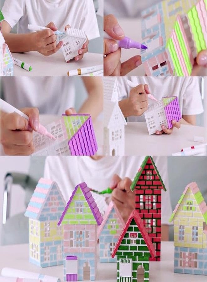 Kit4Curious Architecture Kit - Magic Plaster DIY 3D Puzzle Craft Activity| Cast, Build & Paint Your Own 3D Architecture Model - Image 3