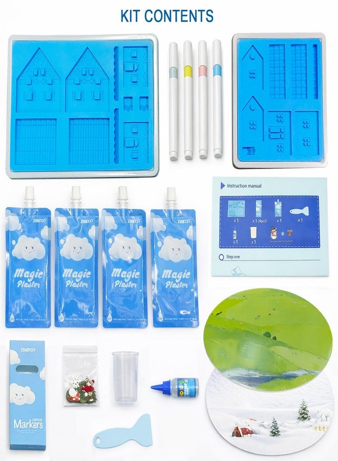 Kit4Curious Architecture Kit - Magic Plaster DIY 3D Puzzle Craft Activity| Cast, Build & Paint Your Own 3D Architecture Model - Image 5