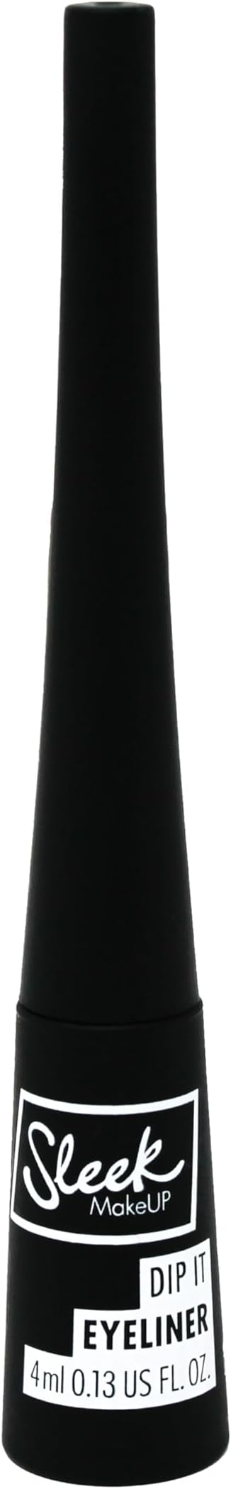 Sleek MakeUP Dip It Liquid Eyeliner Fast Drying Smudge Proof Formula With Easy to Control Felt Tip Black 4ml - Image 1