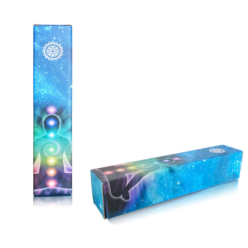 KRISININE 7pcs Colorful Healing Spheres for Meditation Crystal Cracked Balls with LED Wooden Stand Night Light Decoration Balls Set - Image 5