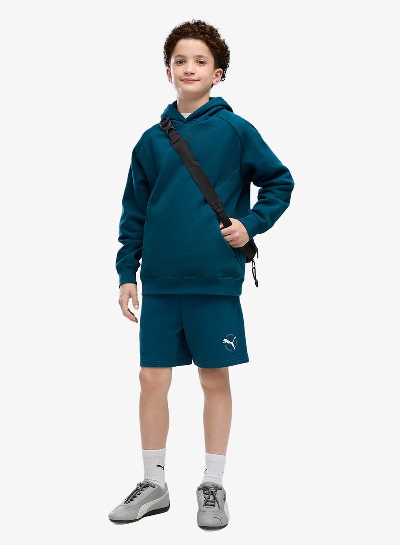 PUMA Youth Graphic Logo Shorts - Image 3