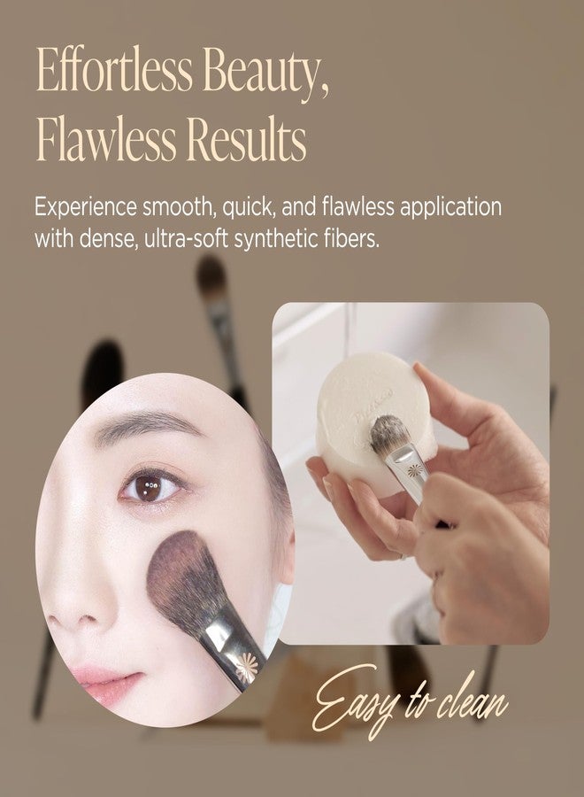 Piccasso Korean Piccasso Brush 108 Blusher Brush - Professional Powder Blush Brush for Cheeks, Soft Face Makeup Brush, Ideal for Powder Blush Application and Flawless Daily Makeup, K-Beauty - Image 5