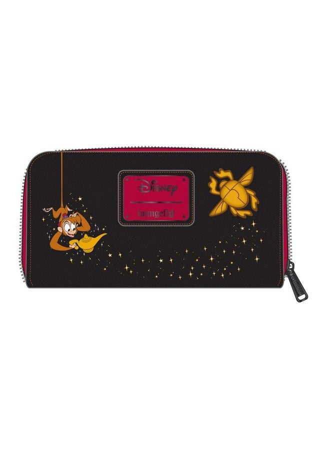 Loungefly Disney Aladdin Jafar Villains Scene Zip Around Wallet Multicolor Medium - Image 2