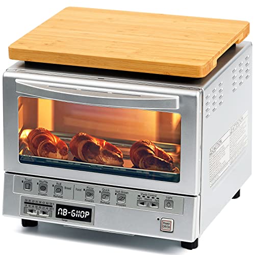 Umilife Cutting board Compatible with Panasonic NB-G110P FlashXpress Toaster Oven (Oven Excluded), Countertop Oven Accessories, With Heat Resistant Non-Skid Silicone Feet, Protects Cabinet, More Storage Space - Image 1