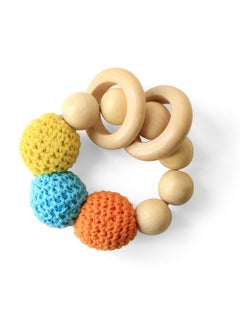 3-In-1 Handmade Wooden & Cloth Crochet Rattle For Babies(0 Months+) | Multicolor | Sensory Toy | Made In India | Play Based Learning - pzsku/Z77E6B2510EBD5FA153C1Z/45/_/1735817622/fc5b55e8-f505-4f99-84ab-9f148aad07b3