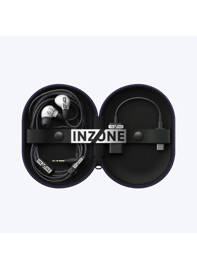 سوني Sony INZONE E9 Wired In-Ear Monitor for Gaming | White - Image 3