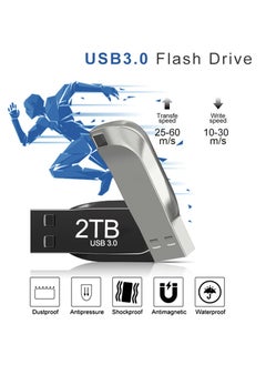 Generic 1TB USB 3.0 High speed Flash Metal Pen Drive Waterproof Black  - Image 2